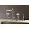 Kingston Brass KS7276PXBS English Country 8" Bridge Kitchen Faucet W/ Sprayer, Nickel KS7276PXBS - alternate 6